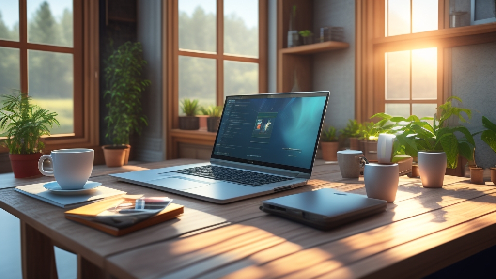 Gamer laptop kivitelezés és prezentáció - elegáns megjelenés és praktikusság